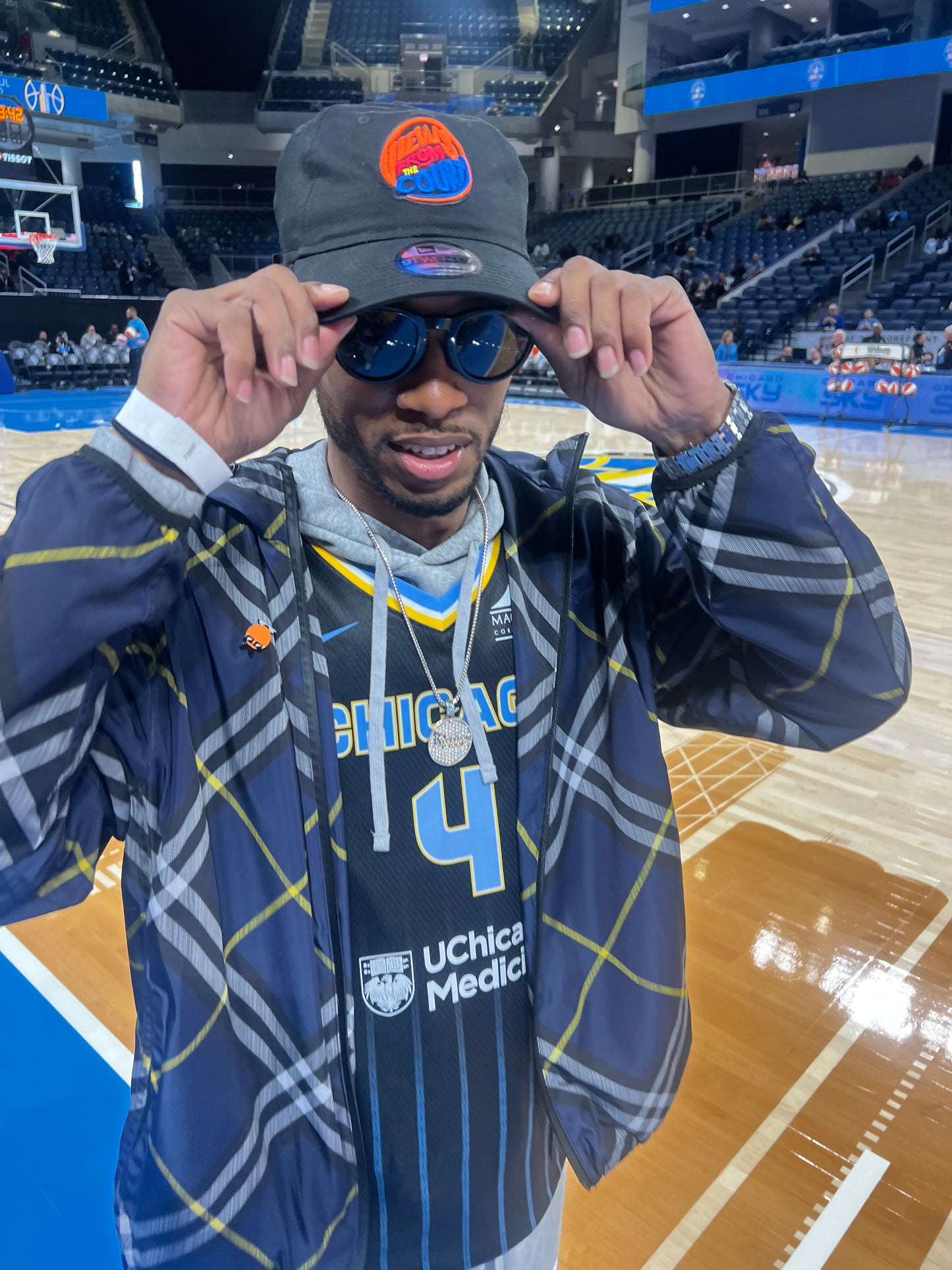 From The Logo™ New Era Courtside Cap – Black